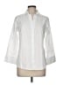 Foxcroft White 3/4 Sleeve Button-Down Shirt Size 8 - photo 1