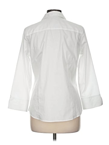 Foxcroft 3/4 Sleeve Button-Down Shirt (view 2)