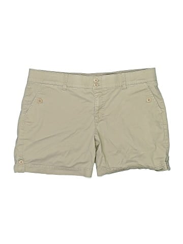 Gloria Vanderbilt Khaki Shorts (view 1)