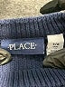 The Children's Place 100% Cotton Solid Blue Pullover Sweater Size 7 - 8 - photo 3