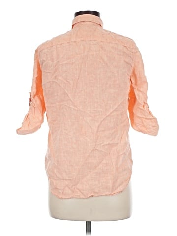 Lauren by Ralph Lauren 3/4 Sleeve Button-Down Shirt (view 2)