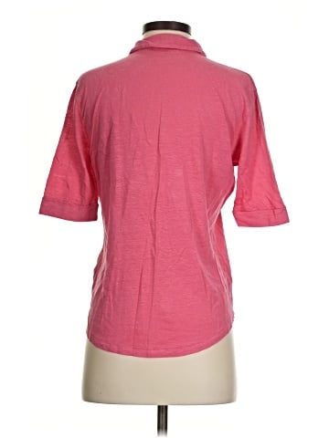 Majestic Filatures 3/4 Sleeve Button-Down Shirt (view 2)