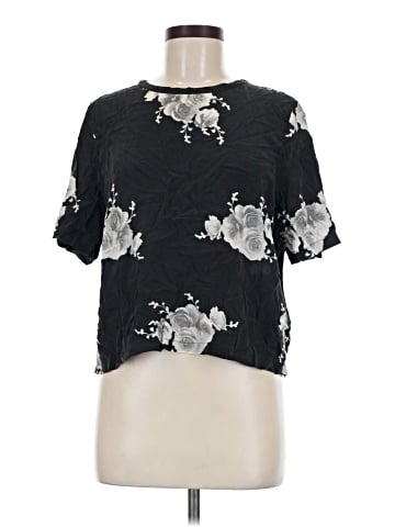 Equipment Short Sleeve Silk Top (view 1)