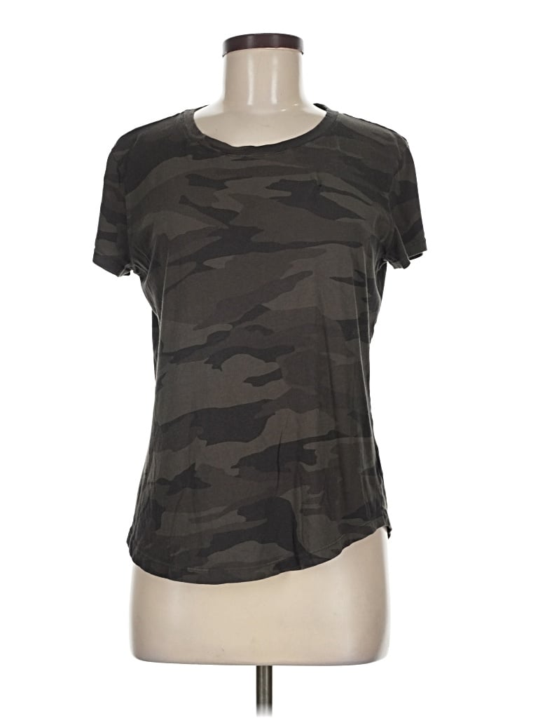 Pre-owned Splendid Active T-shirt In Gray