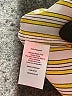 Talbots 100% Polyester Stripes Yellow 3/4 Sleeve Blouse Size XL - photo 8