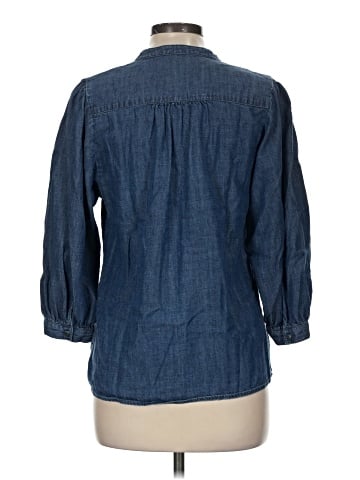 J. McLaughlin 3/4 Sleeve Button-Down Shirt (view 2)