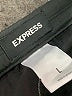 Express 100% Polyester Floral Black Shorts Size L - photo 3