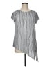 Max Studio Multi Color Gray Short Sleeve T-Shirt Size XL - photo 1