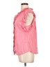 Dylan 100% Rayon Pink Sleeveless Blouse Size L - photo 5