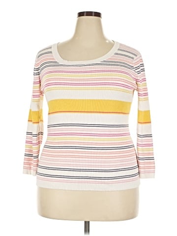 Lizwear by Liz Claiborne 3/4 Sleeve Top (view 1)