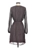 Max Studio 100% Polyester Print Gray Casual Dress Size XS - photo 2