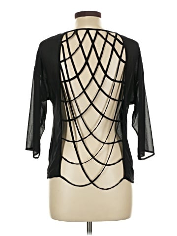 Naked Zebra 3/4 Sleeve Top (view 2)