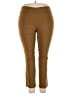 Zac & Rachel Solid Brown Active Pants Size 18 - photo 1