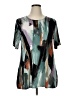 Jostar Graphic Teal Casual Dress Size XL - photo 1