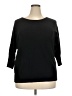 Chelsea & Theodore Black Pullover Sweater Size 2X - photo 1