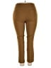 Zac & Rachel Solid Brown Active Pants Size 18 - photo 2