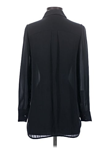 Vince. Long Sleeve Silk Top (view 2)