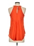 A. Byer Orange Sleeveless Blouse Size S - photo 2