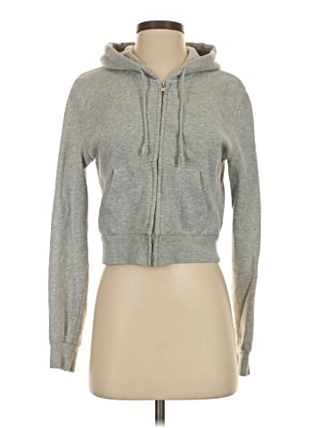 Brandy Melville Zip Up Hoodie (view 1)
