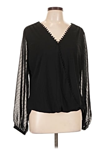 White House Black Market Long Sleeve Blouse (view 1)