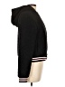 Charlotte Russe 100% Polyester Stripes Black Track Jacket Size L - photo 4