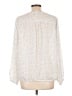 Chaus Polka Dots Ivory Long Sleeve Blouse Size L - photo 2