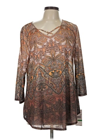 Ruby Rd. 3/4 Sleeve Blouse (view 1)