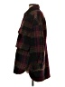 Zara Plaid Burgundy Coat Size XS - photo 5