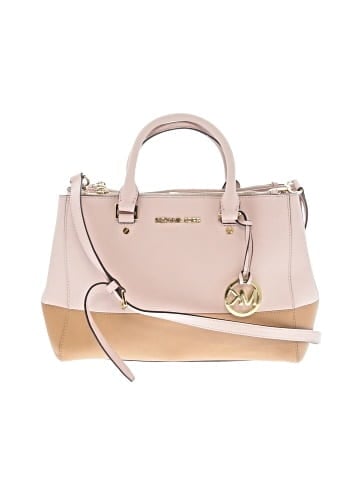 MICHAEL Michael Kors Leather Satchel (view 1)