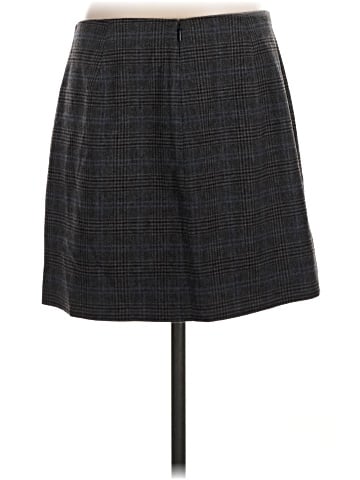 Madewell Wool-Blend Mini Skirt in Plaid (view 2)