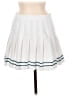 Tail 100% Polyester Stripes White Casual Skirt Size 8 - photo 1