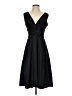 Jessica Howard Solid Black Cocktail Dress Size 4 - photo 1