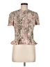 Express 100% Polyester Pink Short Sleeve Blouse Size M - photo 1