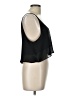 Topshop Black Sleeveless Top Size 12 - photo 4