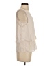 HD in Paris 100% Polyester Ivory Sleeveless Blouse Size 2 - photo 4