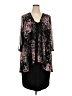 Connected Apparel 100% Polyester Black Cocktail Dress Size 18 - photo 1