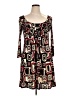 AB Studio Print Brown Casual Dress Size XL - photo 1