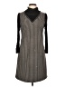 Sugar Houndstooth Black Casual Dress Size L (estimated) - photo 1
