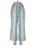 wonderly 100% Cotton Stripes Blue Casual Pants Size L - photo 1