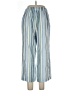 wonderly 100% Cotton Stripes Blue Casual Pants Size L - photo 2