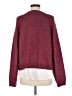 Design History Color Block Burgundy Pullover Sweater Size M - photo 2
