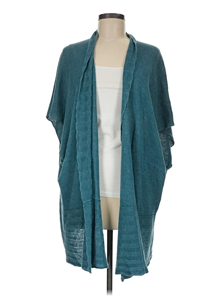 Pre-owned Eskandar Poncho In Teal