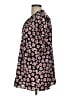 CAbi 100% Polyester Floral Black Short Sleeve Blouse Size L - photo 5