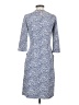 J. McLaughlin Tweed Blue Casual Dress Size S - photo 2
