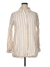 fat face Stripes Ivory Long Sleeve Button-Down Shirt Size 14 - photo 1