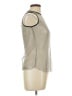 Free People Metallic Silver Tank Top Size L - photo 4