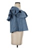 Rebecca Minkoff Blue Short Sleeve Top Size XXS - photo 4