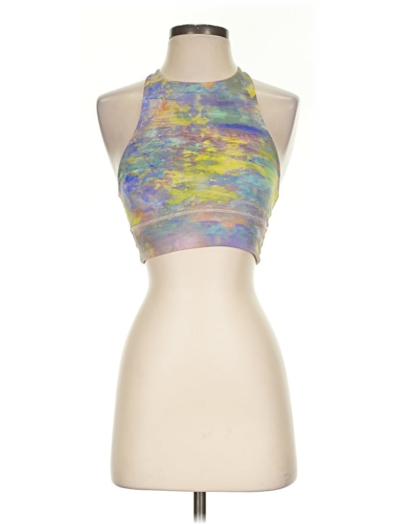 Pre-owned Lululemon Athletica Tank Top Purple Halter Neckline Tops