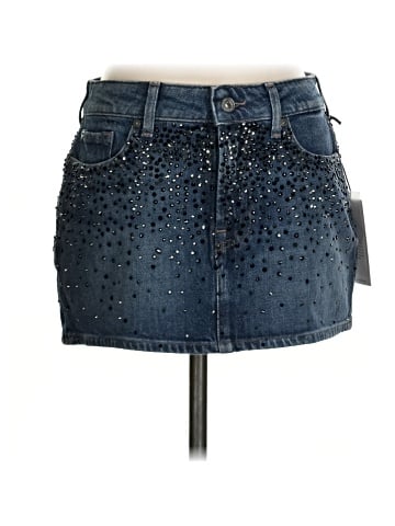 7 For All Mankind Denim Skirt (view 1)