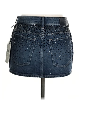 7 For All Mankind Denim Skirt (view 2)